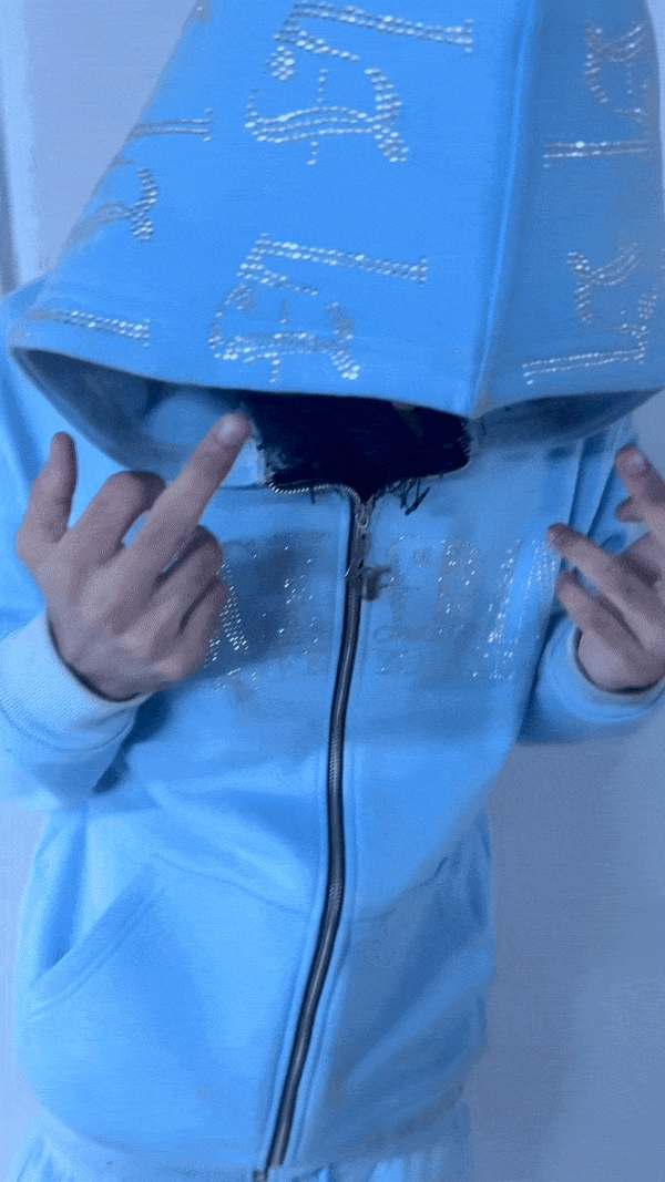BABY BLUE ZIP VVS TRACKSUIT
