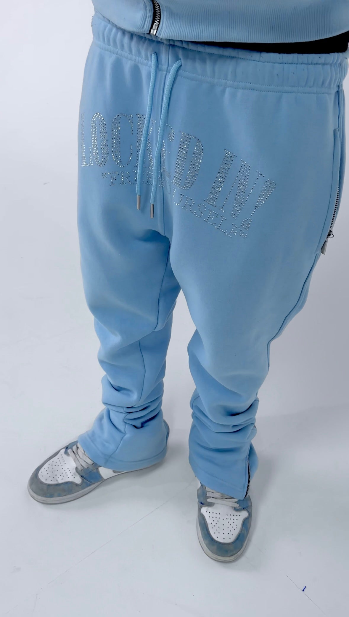 LOCK£D IN! BABY BLUE VVS ZIP TRACKSUIT