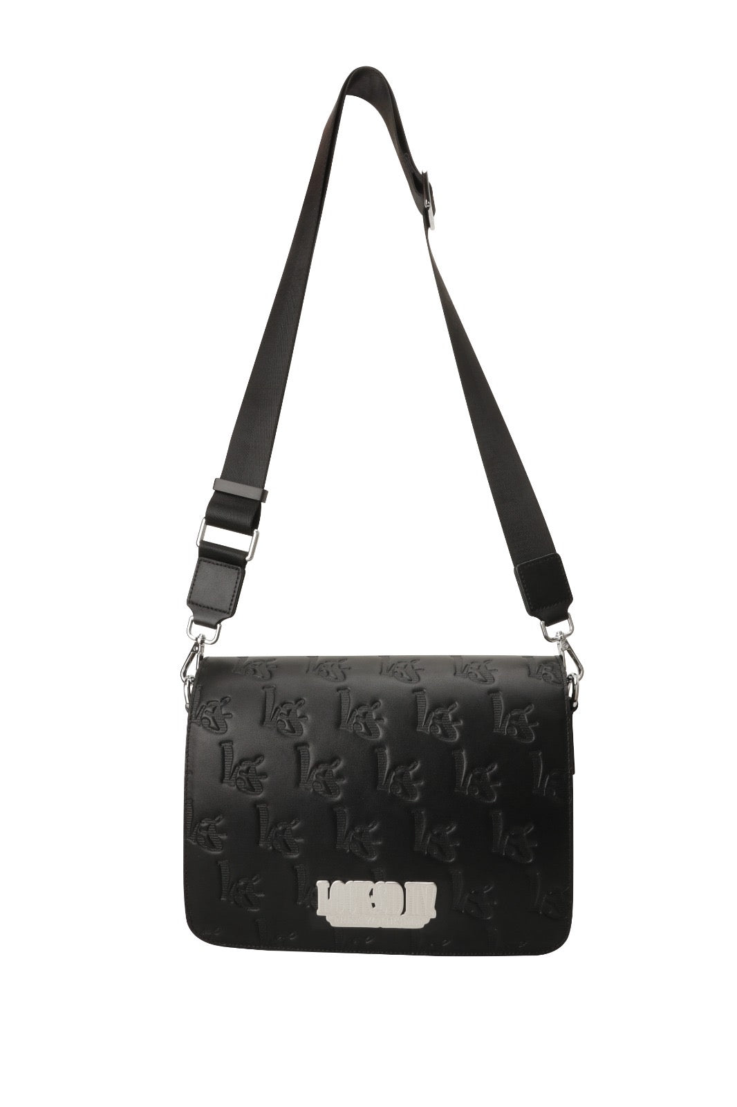 THE L£ LEATHER MESSENGER BAG