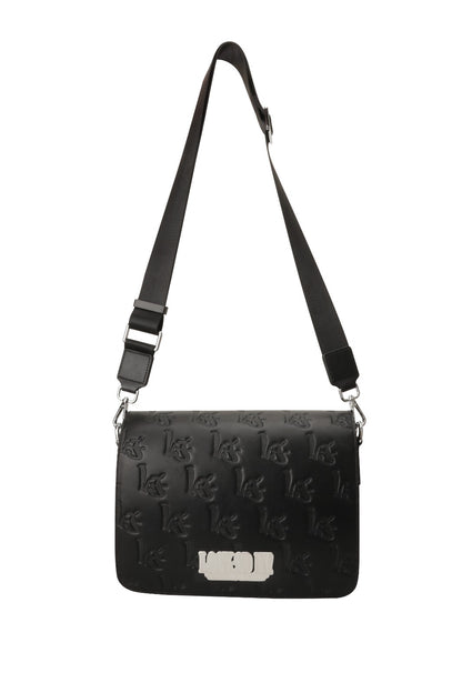 THE L£ LEATHER MESSENGER BAG