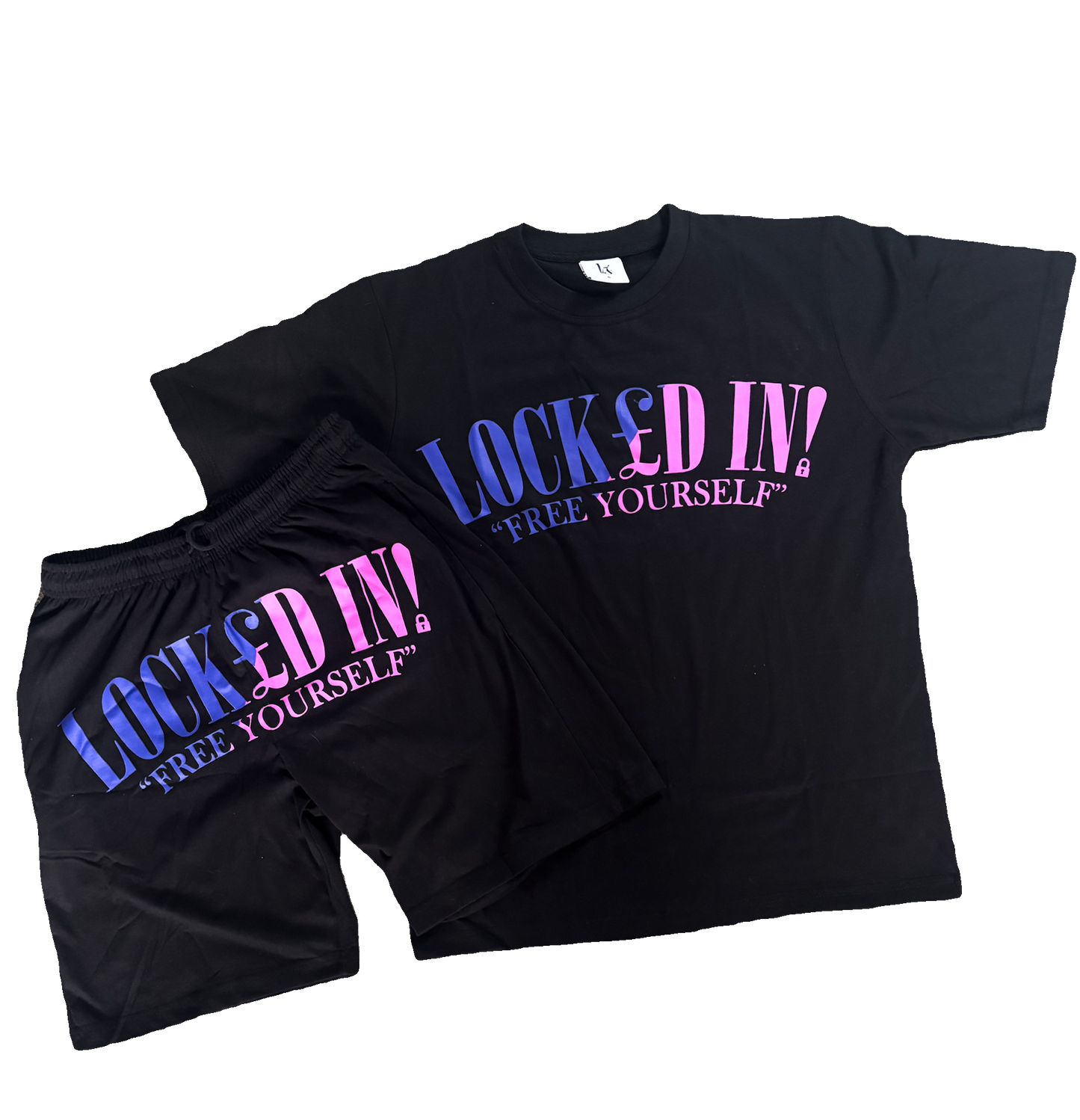 LOCK£D IN! 2TONE SUMMER SET (PURPPLE/PINK)