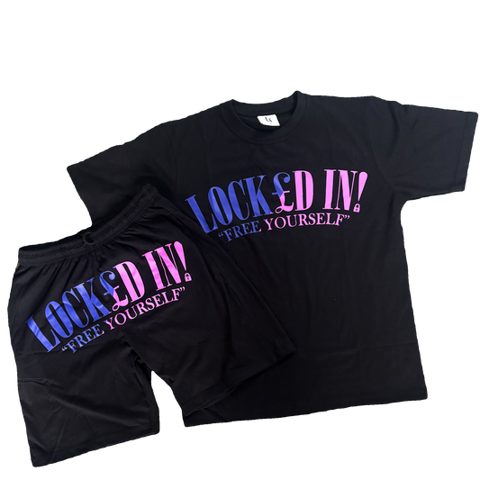 LOCK£D IN! 2TONE SUMMER SET (PURPPLE/PINK)