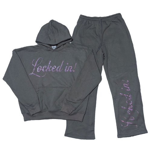 GREY & PINK RELAXED VVS TRACKSUIT