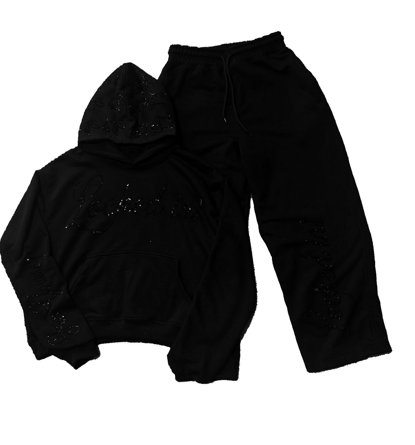 TRIPLE BLACK RELAXED VVS TRACKSUIT