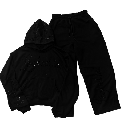 TRIPLE BLACK RELAXED VVS TRACKSUIT