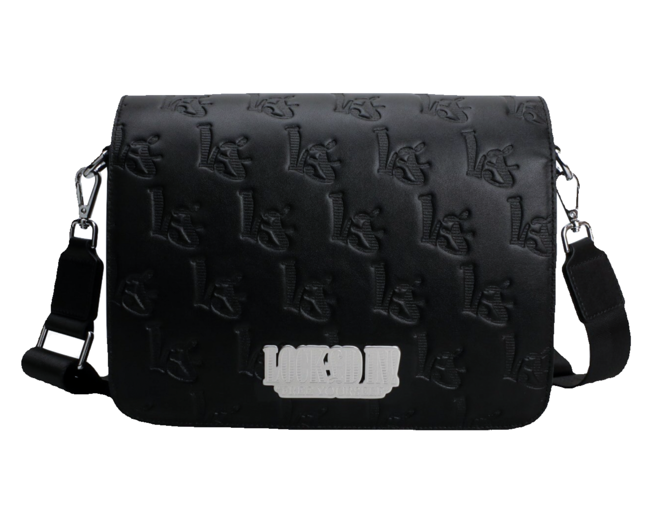 THE L£ LEATHER MESSENGER BAG