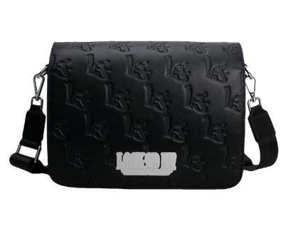 THE L£ LEATHER MESSENGER BAG