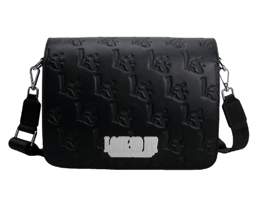 THE L£ LEATHER MESSENGER BAG