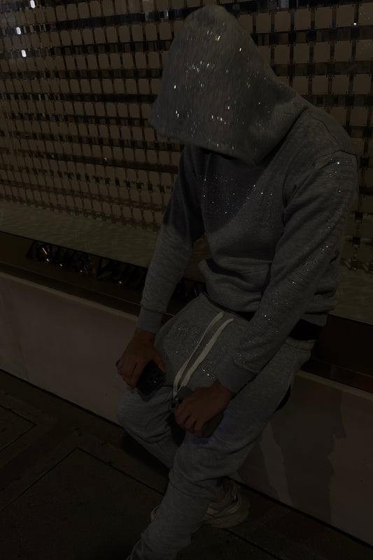 LOCK£D IN! TRIPLE GREY VVS TRACKSUIT