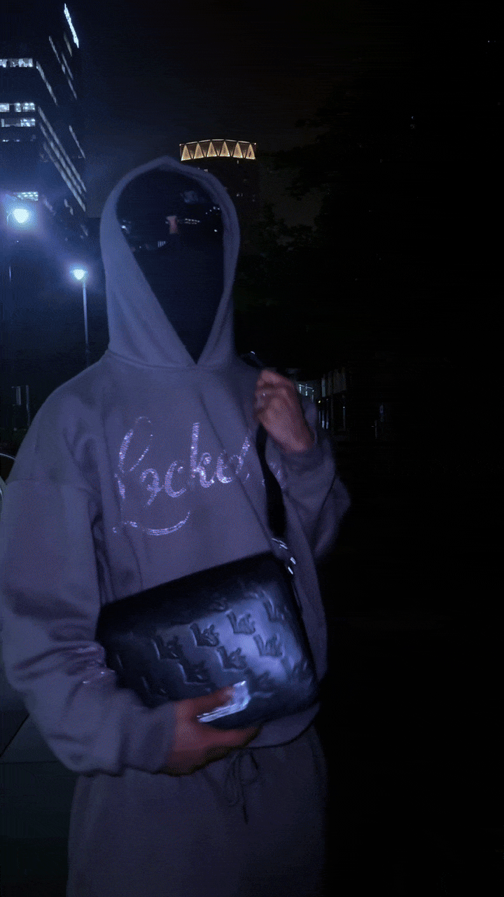 GREY/PINK "VVS DIAMOND" RELAXED TRACKSUIT