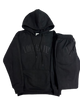 TRIPLE BLACK EMBROIDERED TRACKSUIT: PRE-ORDER
